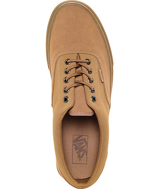 Vans Era Tobacco Suede Skate Shoes | Zumiez