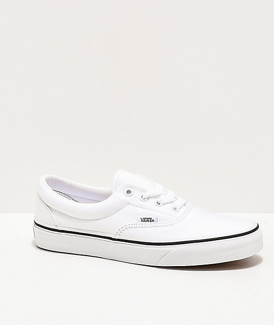Vans Era True White Skate Shoes | Zumiez