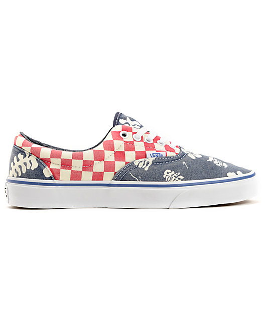 Vans Era Van Doren Aloha & Checker Canvas Skate Shoes | Zumiez