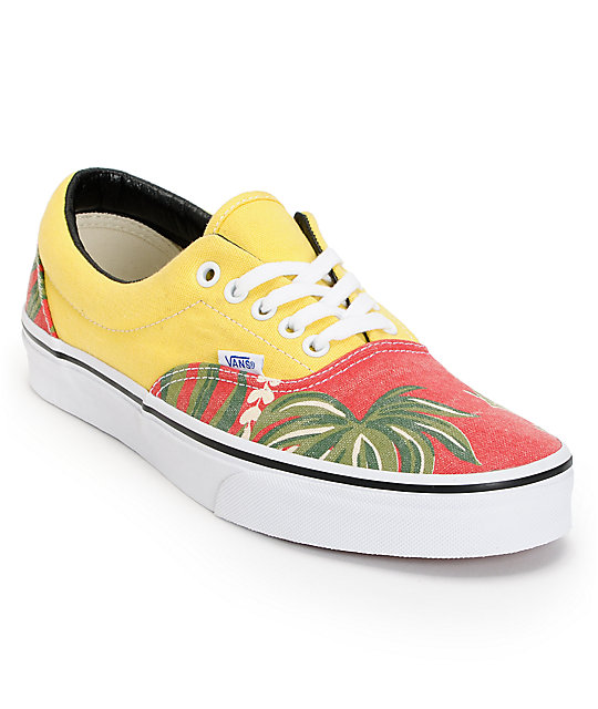 Vans Era Van Doren Hawaiian Red Canvas Skate Shoes (Mens) at Zumiez : PDP