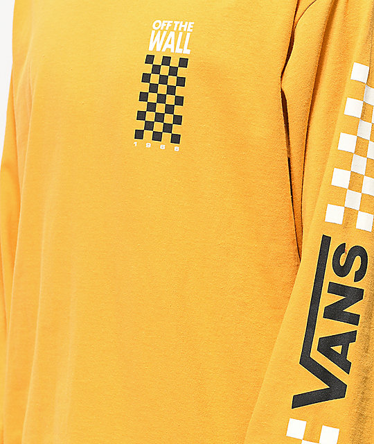 camiseta vans amarilla