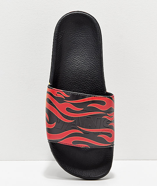 vans flame slides