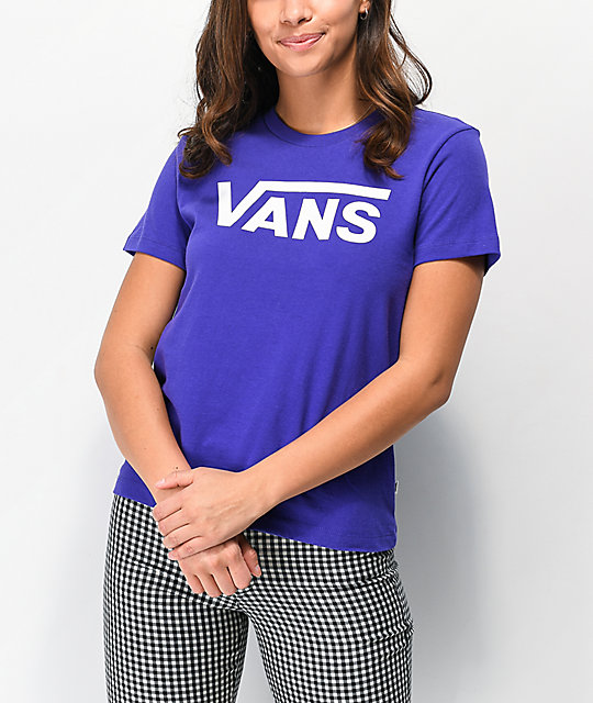 Vans Flying V Purple T-Shirt | Zumiez