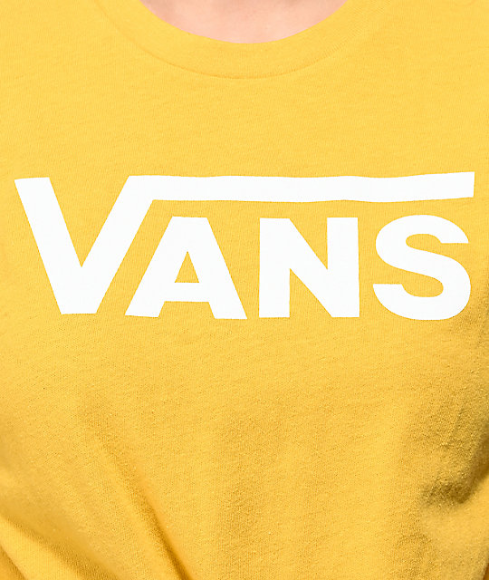 Vans Flying V Yolk Yellow T Shirt Zumiez