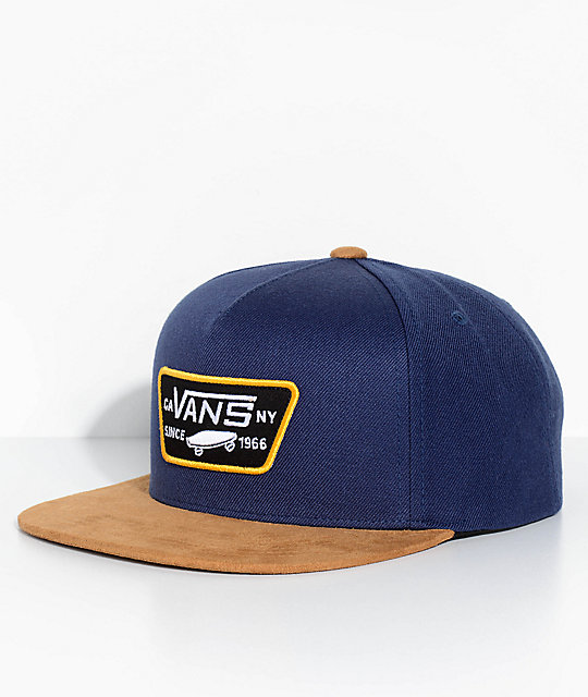 vans full patch snapback hat