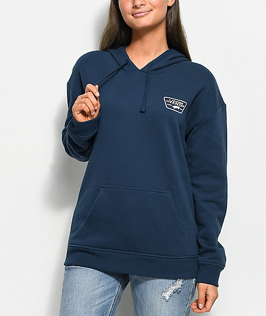 vans hoodie navy