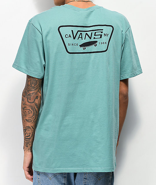 jeans vans azul