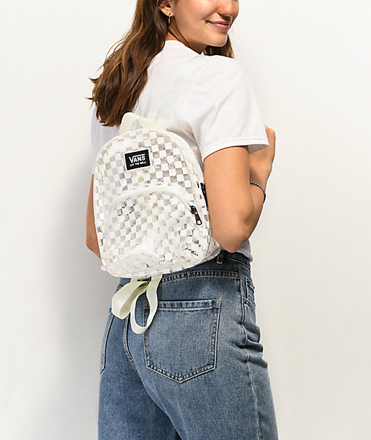 vans mini backpack checkered