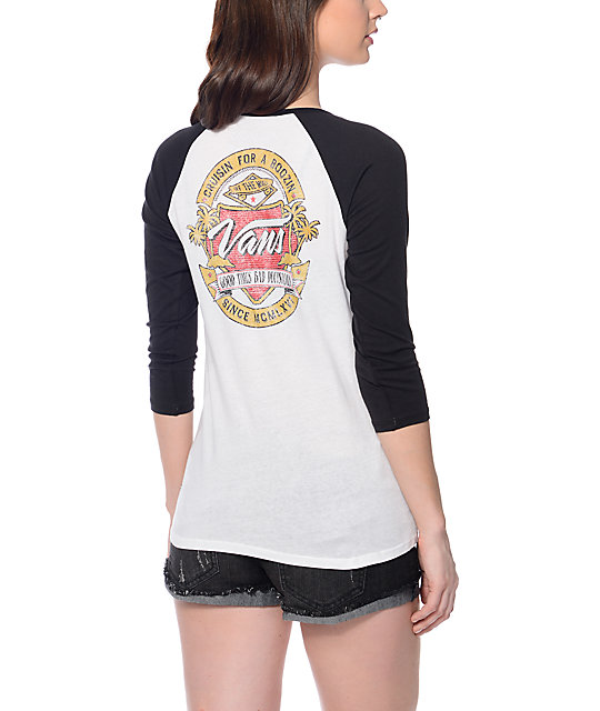 vans baseball tee