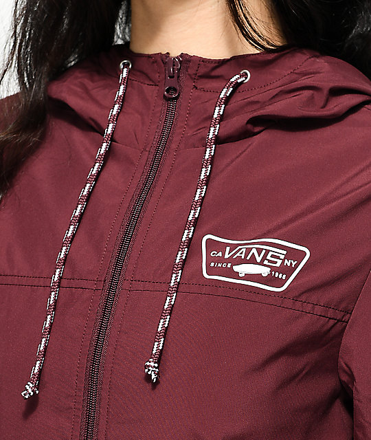 vans windbreaker zumiez