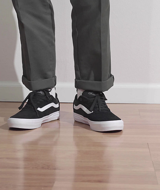 consonante Masaccio Manual Vans Kyle Walker Pro zapatos de skate blancos y negros