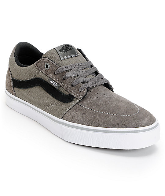 vans dark grey shoes