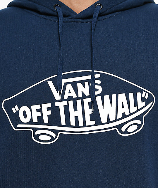 navy blue vans hoodie