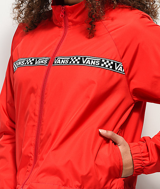 Vans red crop top Clearance