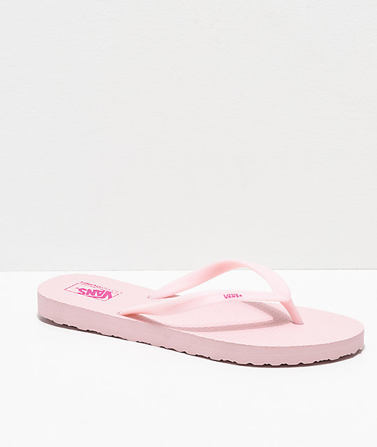 pink vans sandals