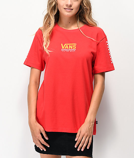 camisetas vans mujer dorados