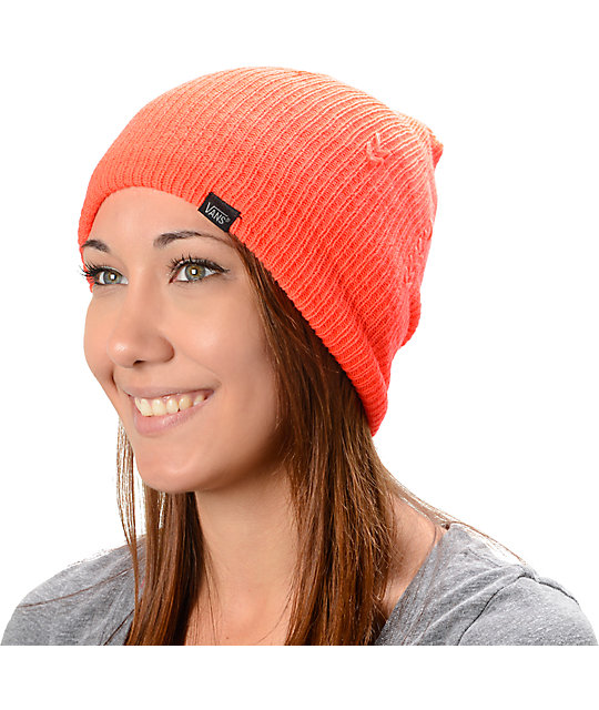 orange vans beanie