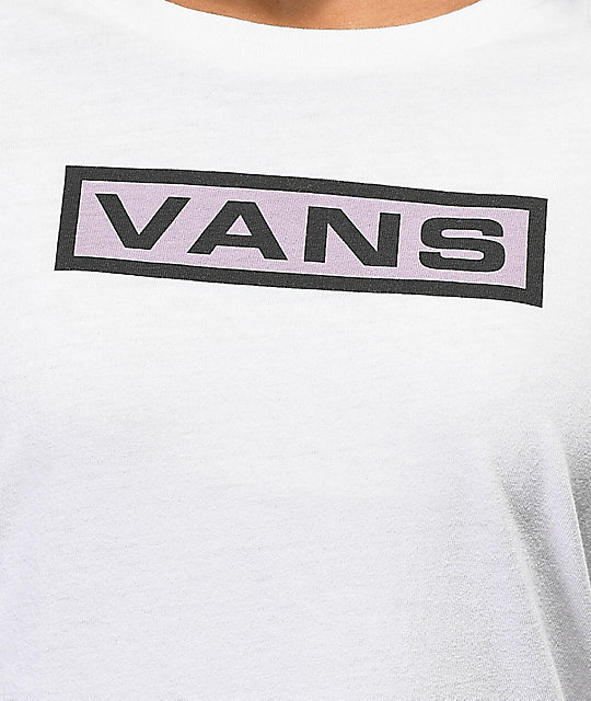  Vans New Flag White Long Sleeve T Shirt Zumiez ca