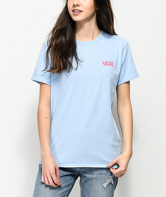 light blue vans shirt