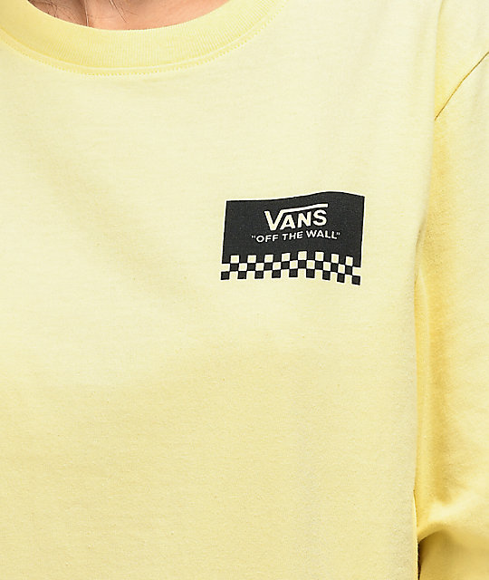 camisa vans mujer amarillo