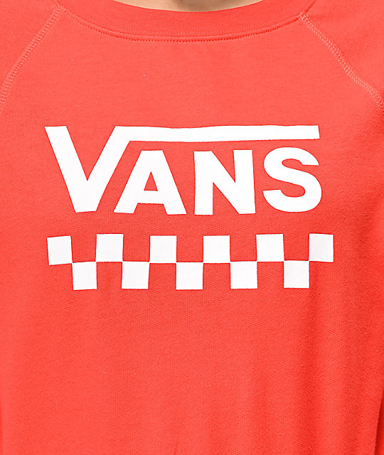 vans off the wall crew neck sweatshirt