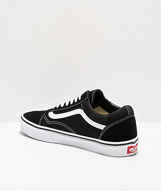 Vans Old Skool Black White Skate Shoes Zumiez - vans old skool black white skate shoes