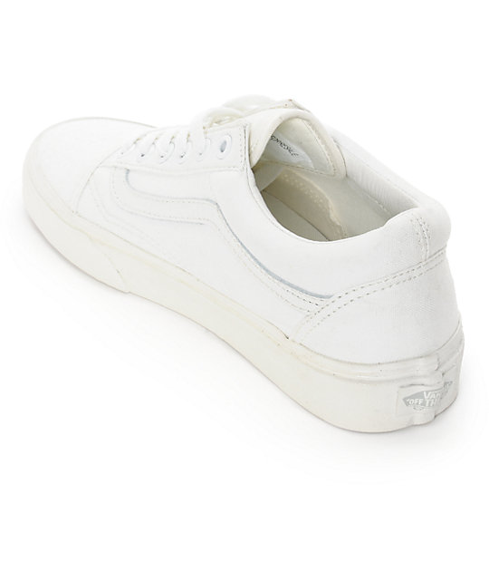vans slip on blanc de blanc