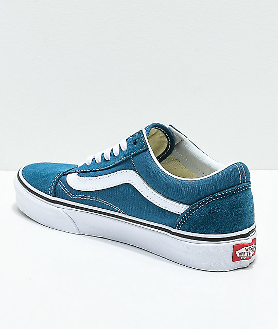 vans old skool turquoise