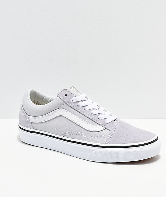 Vans Old Skool Dawn zapatos de skate en gris y blanco | Zumiez