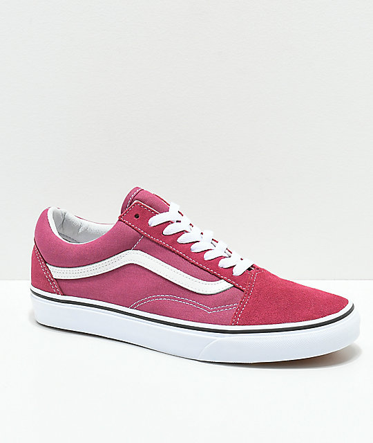 dry rose true white vans