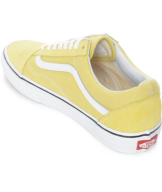 yellow old skool vans kids