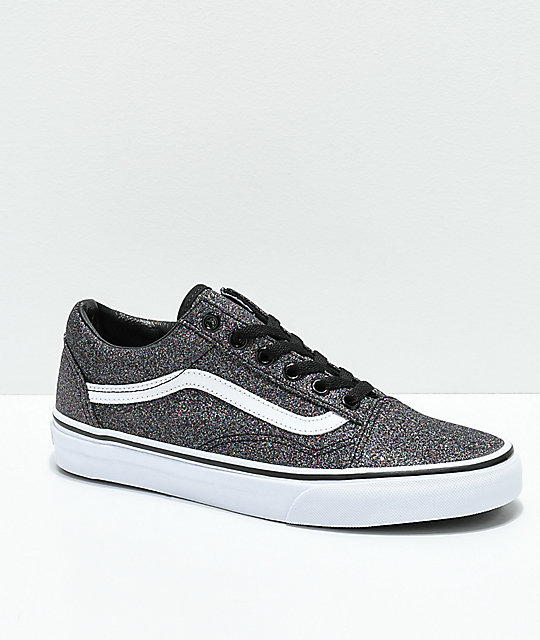 glitter vans old skool glitter vans old skool