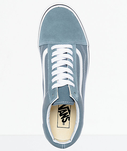 vans old skool goblin blue on feet vans old skool goblin blue on feet
