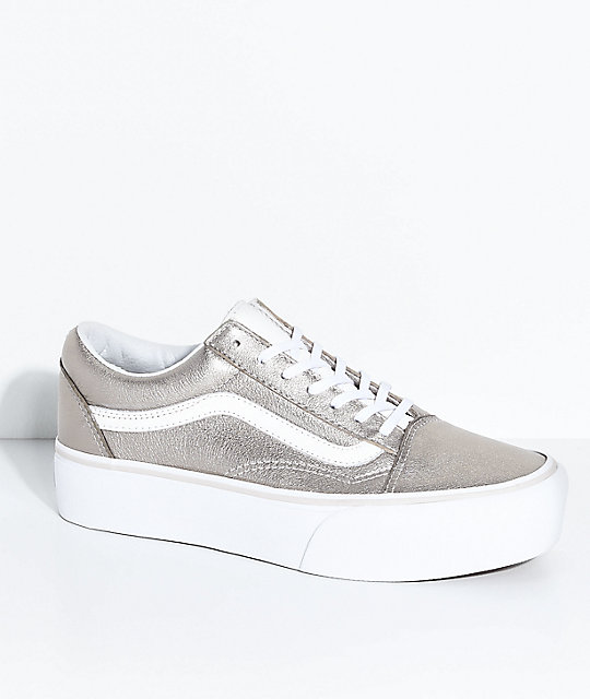 vans beige platform vans beige platform