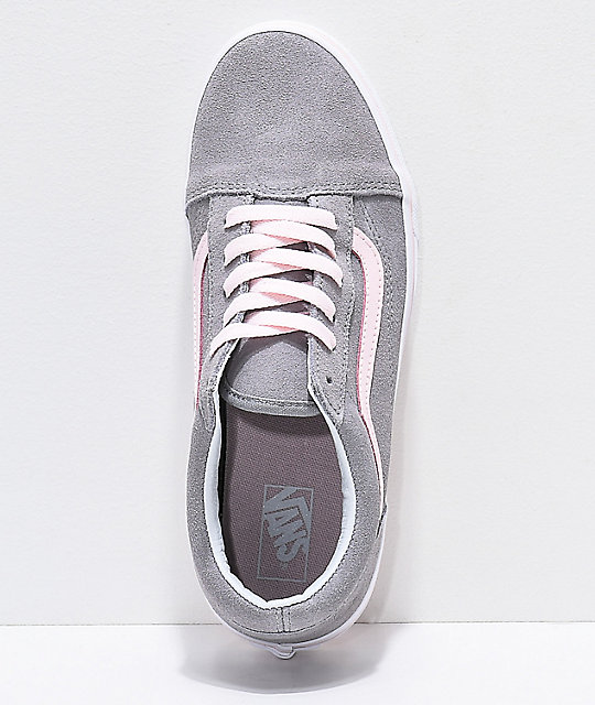 pale pink leather vans