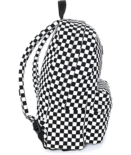 vans cuadros mochila