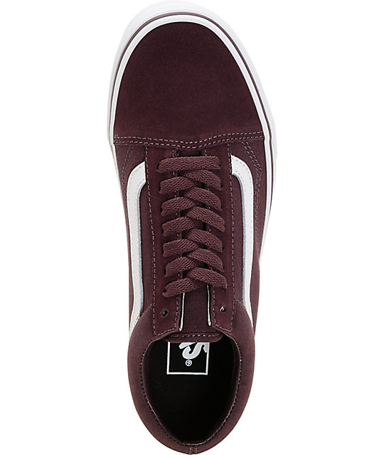 Vans Old Skool Iron Brown & White Shoes | Zumiez