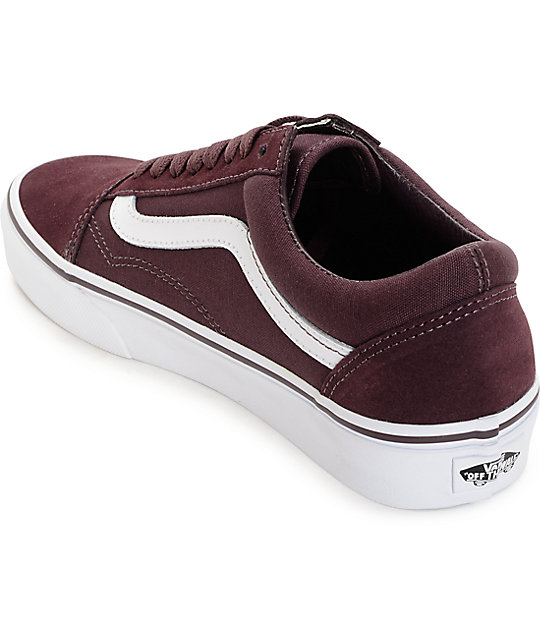 Vans Old Skool Iron Brown & White Shoes | Zumiez