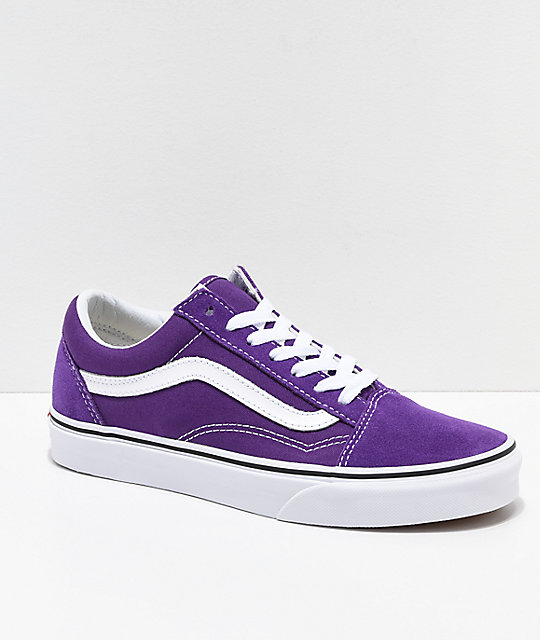 vans kids purple