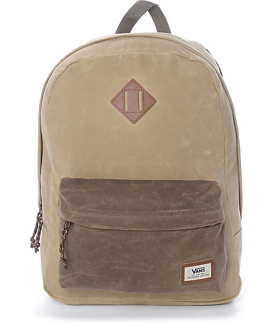 mochilas vans beige