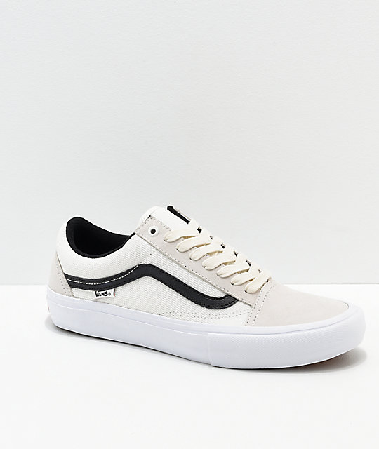 vans pro white