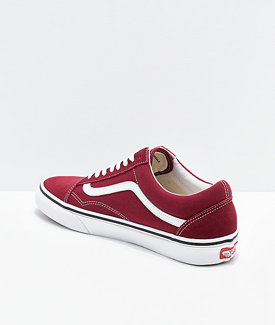red vans shoes