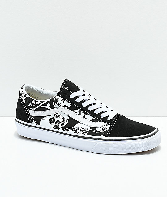 old skull shoes