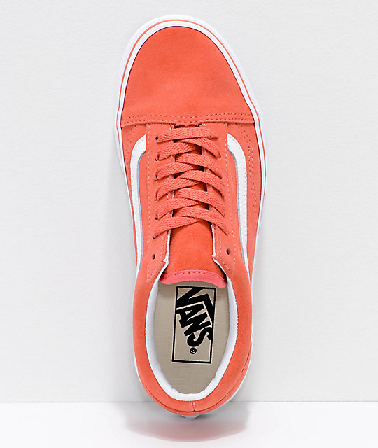 vans old skool coral