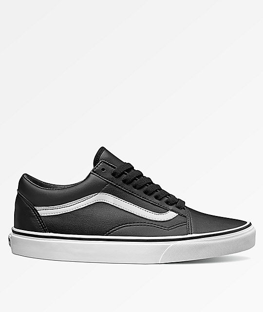 tumbled leather vans white tumbled leather vans white