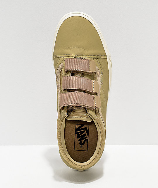 all tan old skool vans