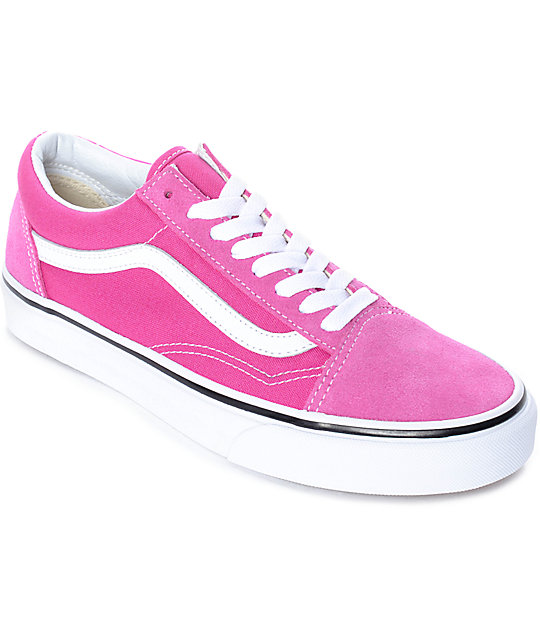 vans old skool fucsia