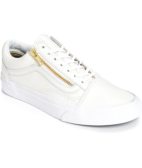 tenis vans para mujer de piel