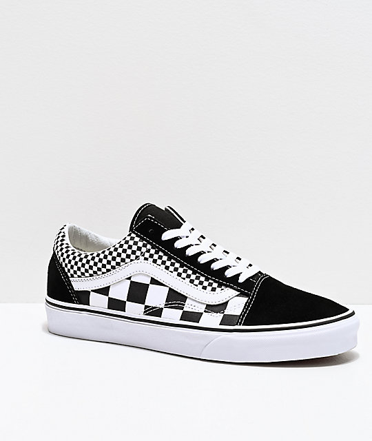 {keywor d} vans old skool mujer negro mix logo