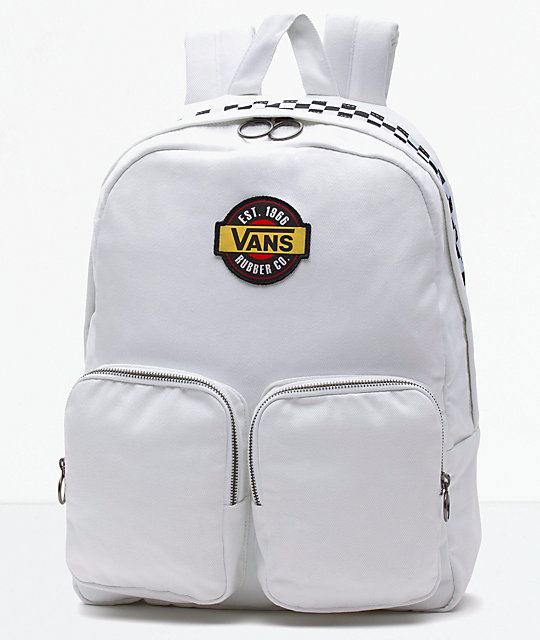 vans bags white